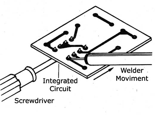 Figure 5 shows how this should be done using a common welder.
