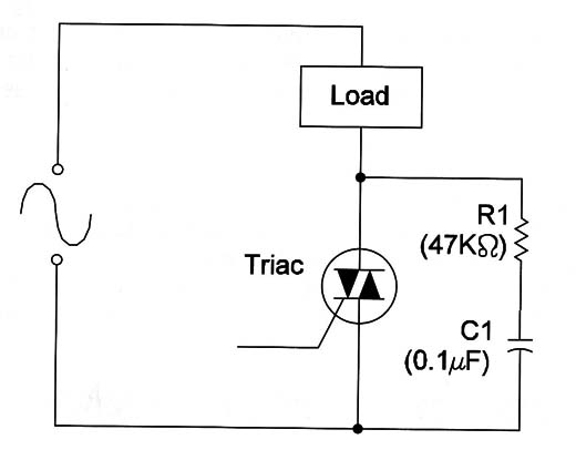 Figure 1 – Using a “snubber” to minimize EMI
