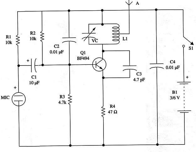 Figure 1 – Schematic diagram of the transmitter
