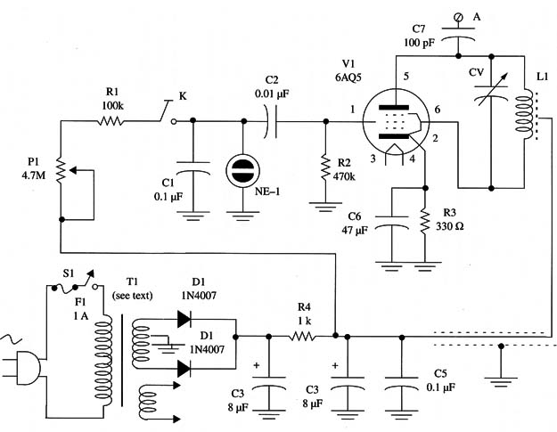 Figure 3 – Schematic diagram of the transmitter
