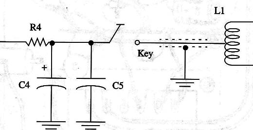 Figure 6 – Morse Code Key connection

