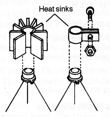 Figure 4 – Using a heatsink for the transistor
