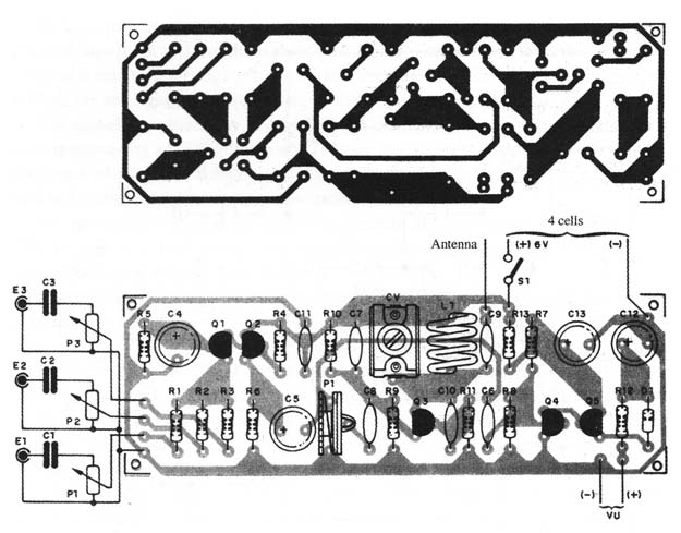 Figure 3 – Printed circuit board for the project
