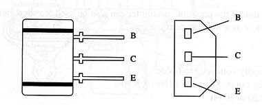    Figure 1 – layout of the recommended transistor
