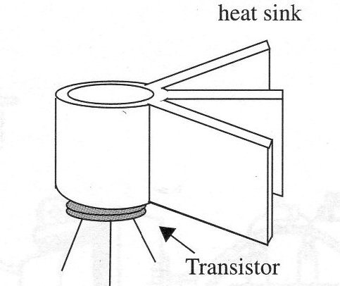 Figure 7 –Q1 and Q2 are mounted on heatsinks
