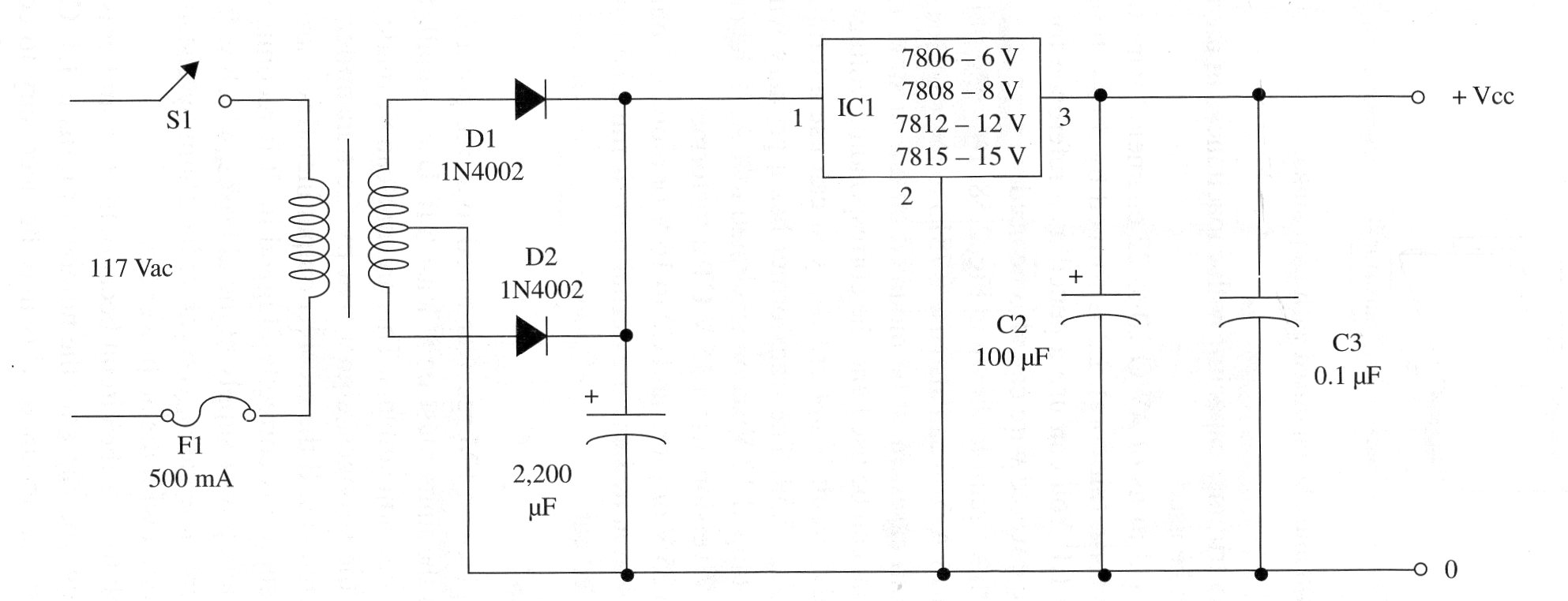 Figure 8 – power supply for the transmitter