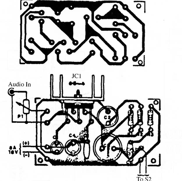 Figure 5 – printed circuit board for the project
