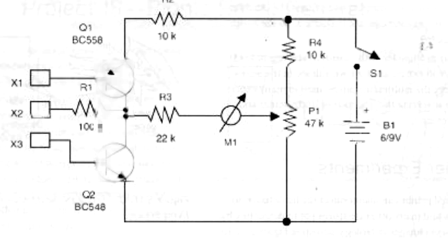 Figure 8 - A three-electrode lie detector.
