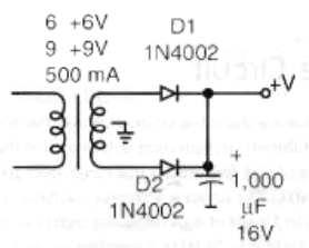 Figure 3 - Power supply for the oscillator
