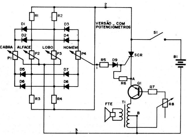 Figure 8 - Circuit with potentiometers
