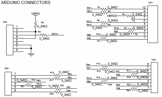 Figure 3 – Arduino connectors examples

