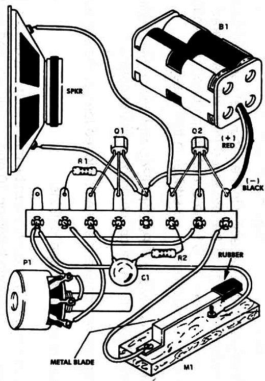 Figure 2 – Using a terminal strip as chassi

