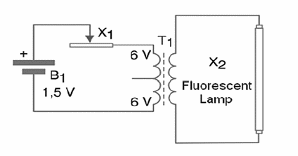 Figure 1 – The circuit uses only three components
