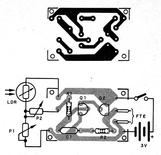 Figure 3 – PCB for the circuit
