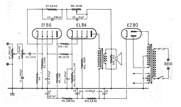 Figure 1 - Full diagram of the 3 W amplifier.
