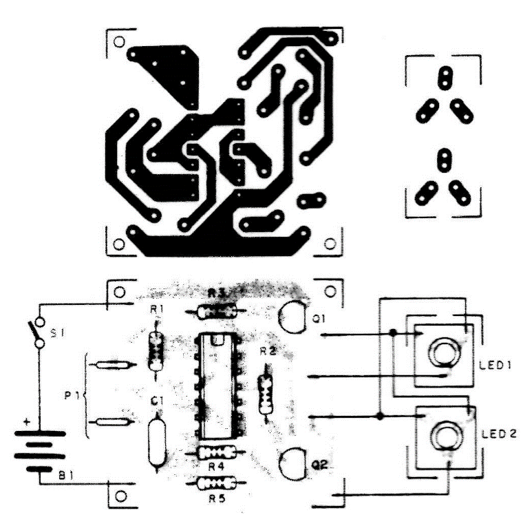 Figure 3 - Printed circuit board used in Project 32.
