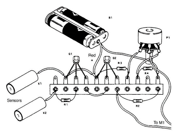 Figure 2 - Circuit mounting using a terminal strip.
