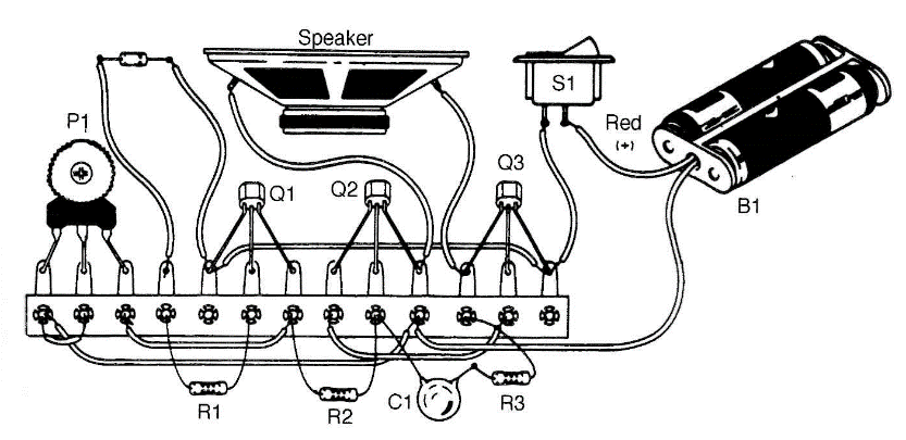 Figure 2 - Terminal strip used as the chassis.
