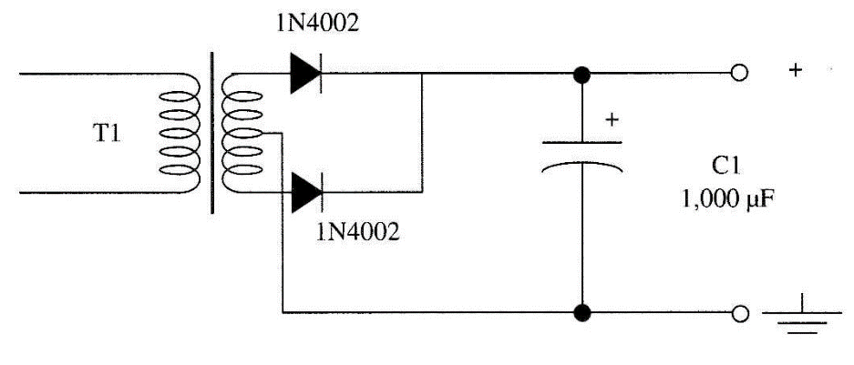 Figure 4 - Power supply for Project 21.
