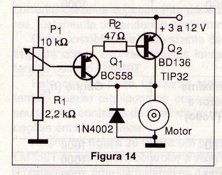 Figure 14 – Darlington circuit with PNP transistors.
Figure 14 – Darlington circuit with PNP transistors.