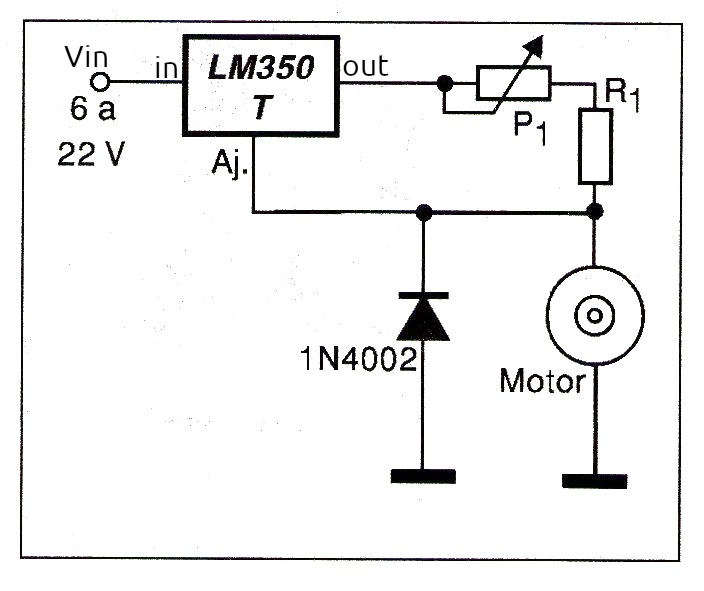 Figure 21 – Constant current control with a linear voltage regulator.
Figure 21 – Constant current control with a linear voltage regulator.
