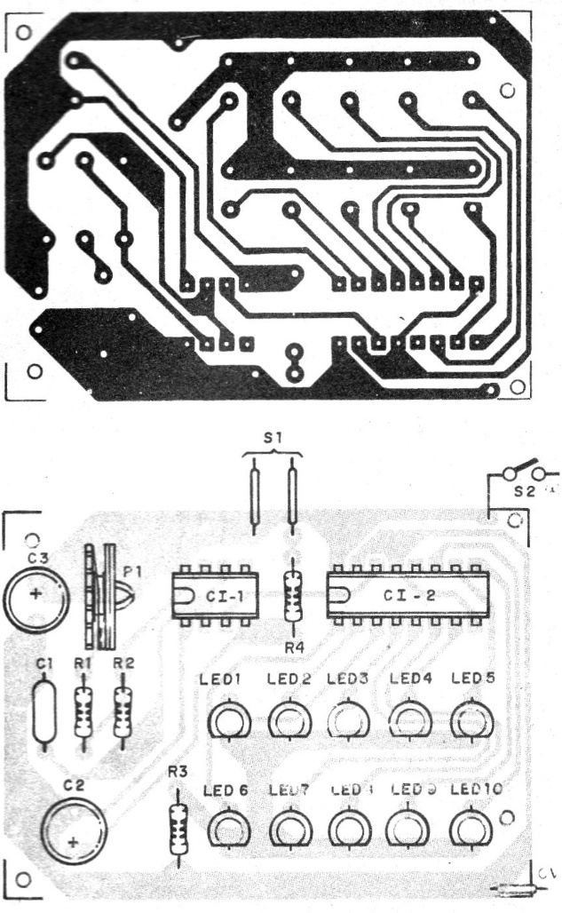 Figure 11 – Mounting the device on a printed circuit board – The LEDs can be aligned in a redesigned board for 10-position cards. Figure 11 – Mounting the device on a printed circuit board – The LEDs can be aligned in a redesigned board for 10-position cards.