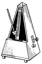 Figure 1 - A mechanical metronome Figure 1 - A mechanical metronome
