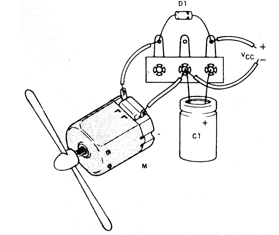 Figure 2 - Assembly aspect - for better results the propeller should have wide blades. Figure 2 - Assembly aspect - for better results the propeller should have wide blades.