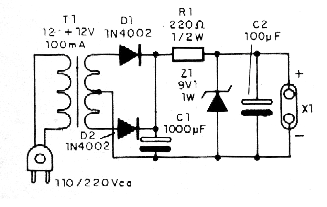 Figure 1 - Complete circuit of the eliminator. Figure 1 - Complete circuit of the eliminator.