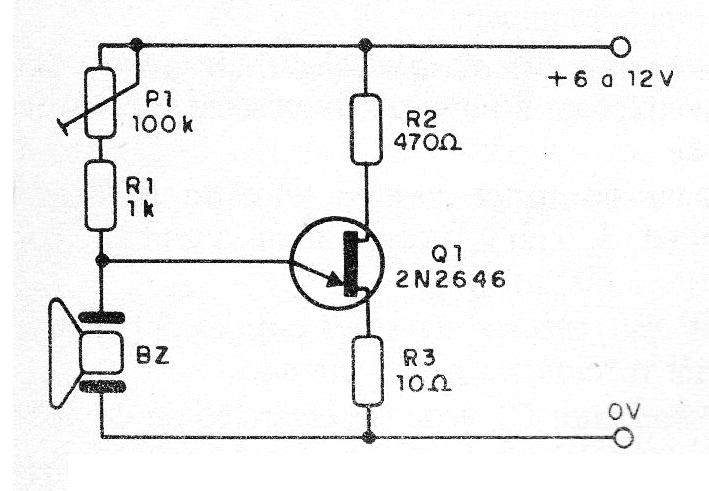 Figure 1 - Full diagram of the oscillator Figure 1 - Full diagram of the oscillator