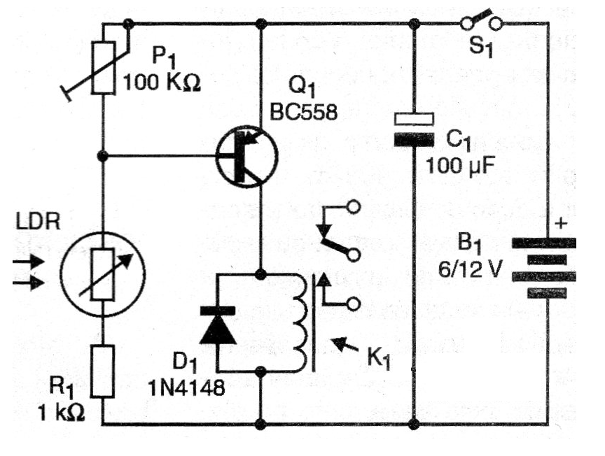 Figure 1 - Light cut-off relay Figure 1 - Light cut-off relay