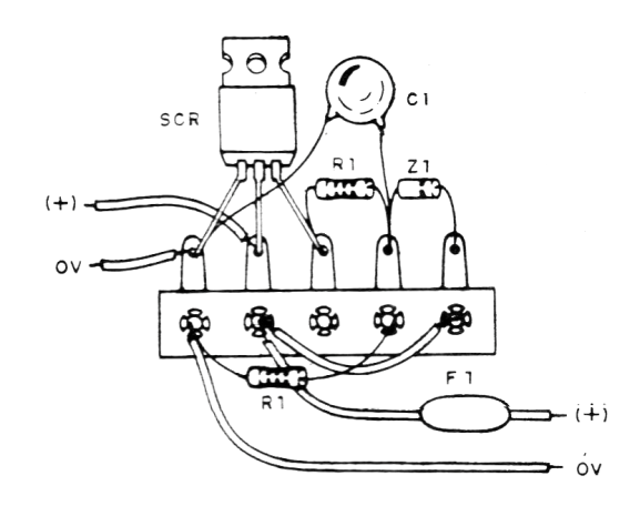 Figure 2 - Mounting on a Terminal Strip Figure 2 - Mounting on a Terminal Strip