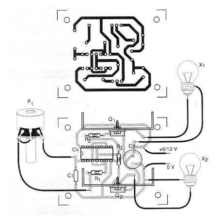 Figure 2 - Printed circuit board for mounting Figure 2 - Printed circuit board for mounting