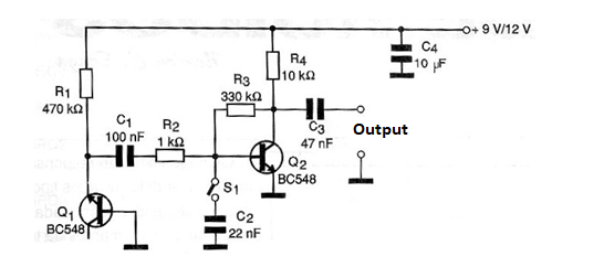 Figure 1 - Diagram of the noise generator