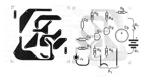 Figure 2 - Printed circuit board for mounting Figure 2 - Printed circuit board for mounting